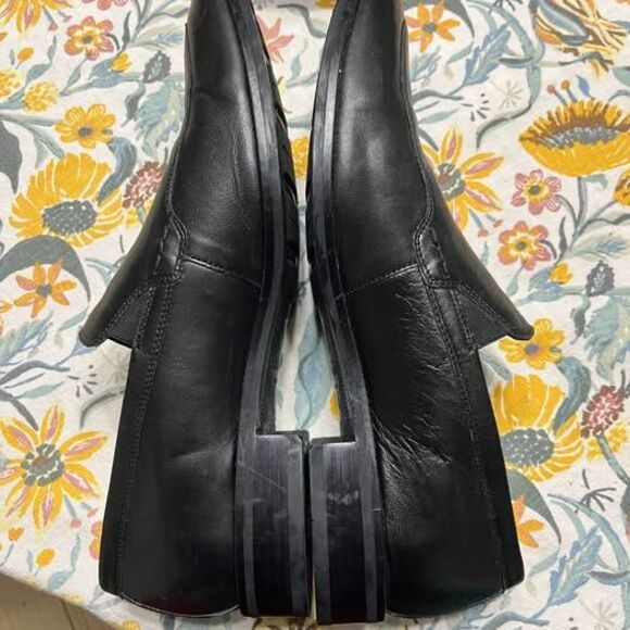 cole haan brand new black loafers shoes size 8.5 men dress shoes